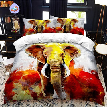 Housse de Couette Eléphant Corne